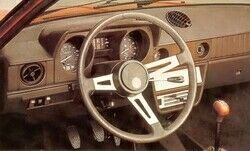 The dashboard of the Alfasud Sprint 1.5 Veloce.