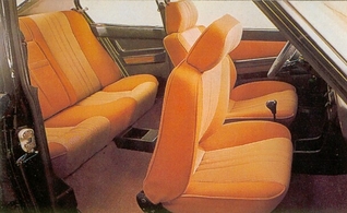 The new Alfasud Ti's cabin