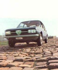 Alfasud on a testtrack